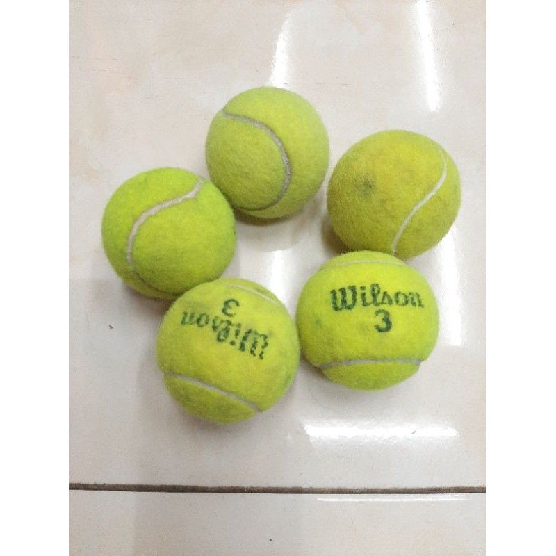 bóng tennis cũ (đã qua sử dụng 1 lần)