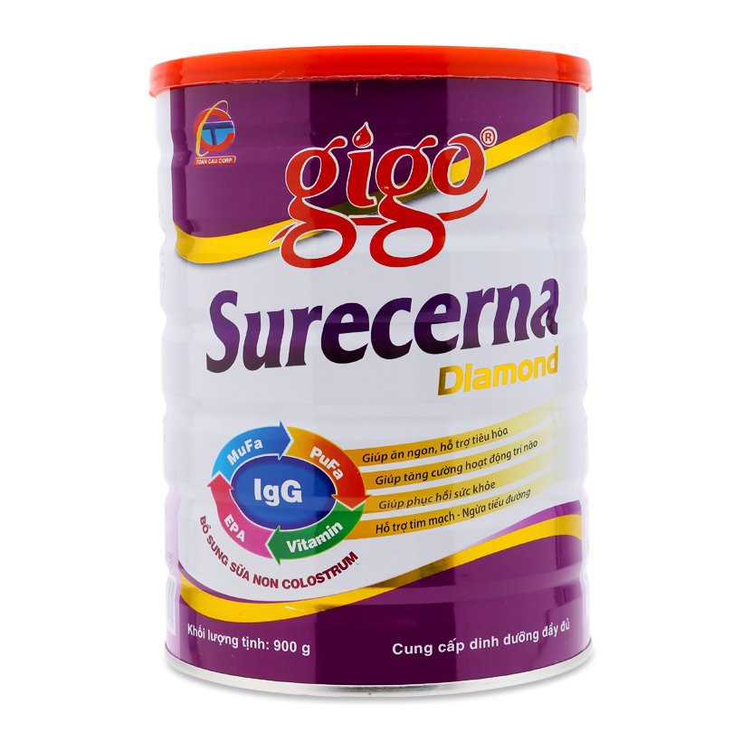 Sữa Bột Gigo Surecerna 900g DATE MỚI NHẤT