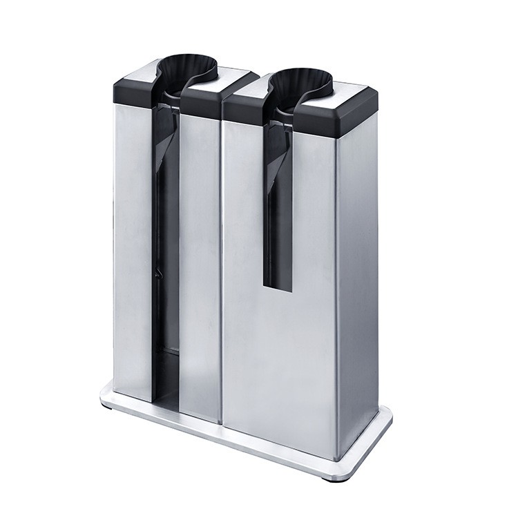 Kệ bọc ô dù đôi inox, Mã J-23E, Dùng cho nhà hàng, khách sạn