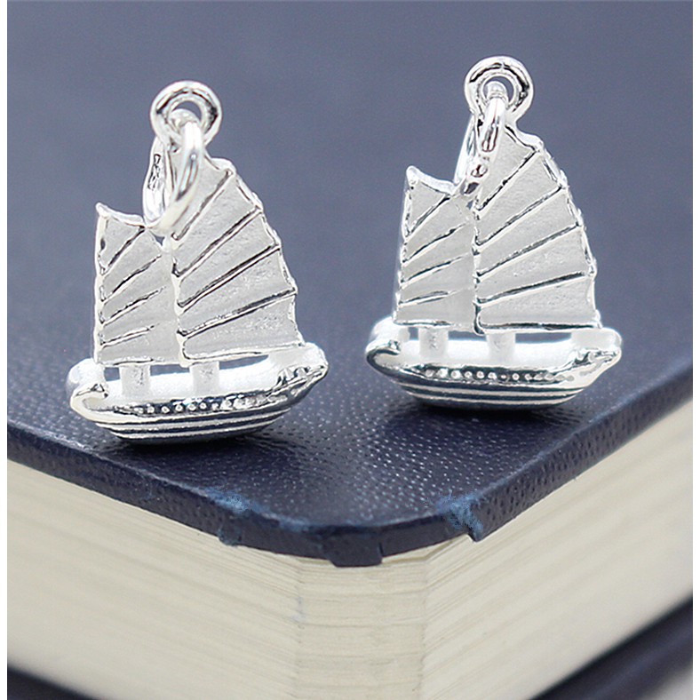Charm bạc móc treo thuyền buồm - Charm Bạc 925 - Mã CB325