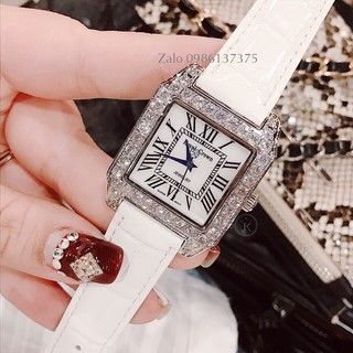 ĐỒNG HỒ NỮ CHÍNH HÃNG ROYAL CROWN 6104M DÂY DA TRẮNG