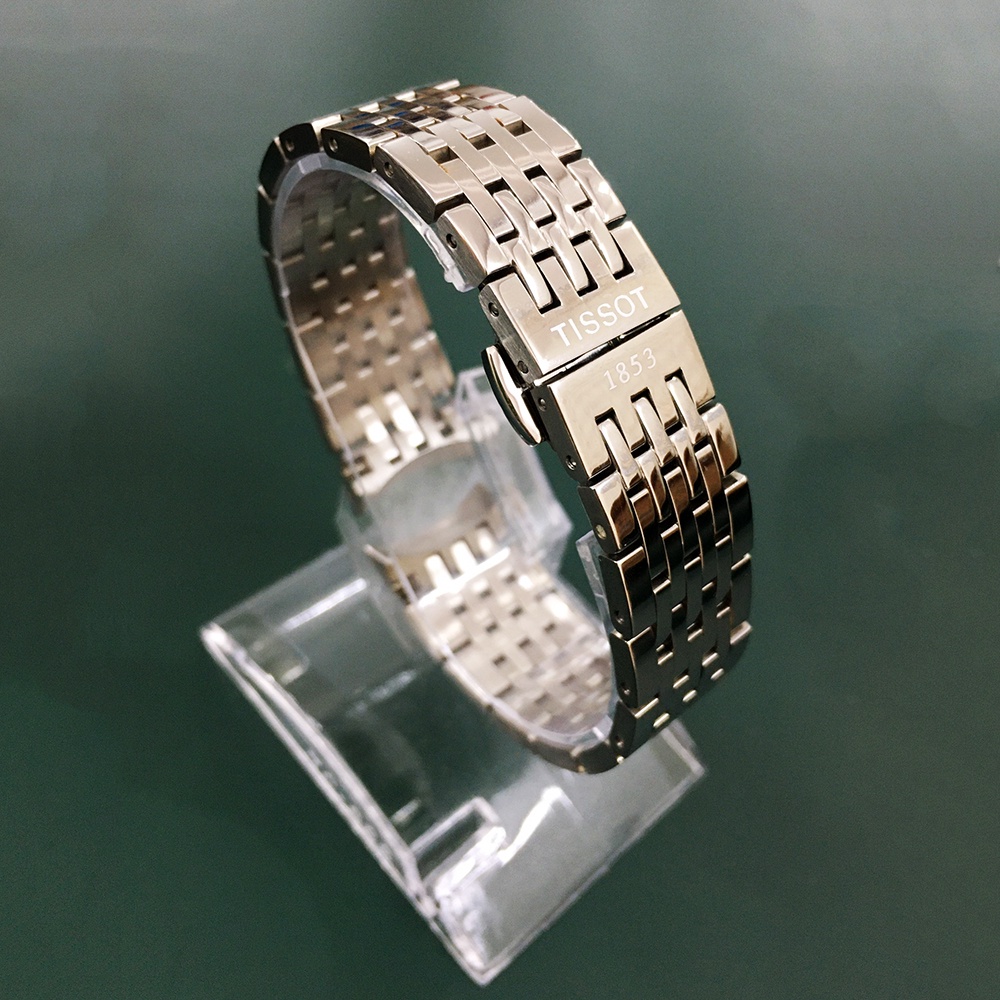 Dây đồng hồ kim loại Tissot 1853 size 19mm,20mm đầu cong