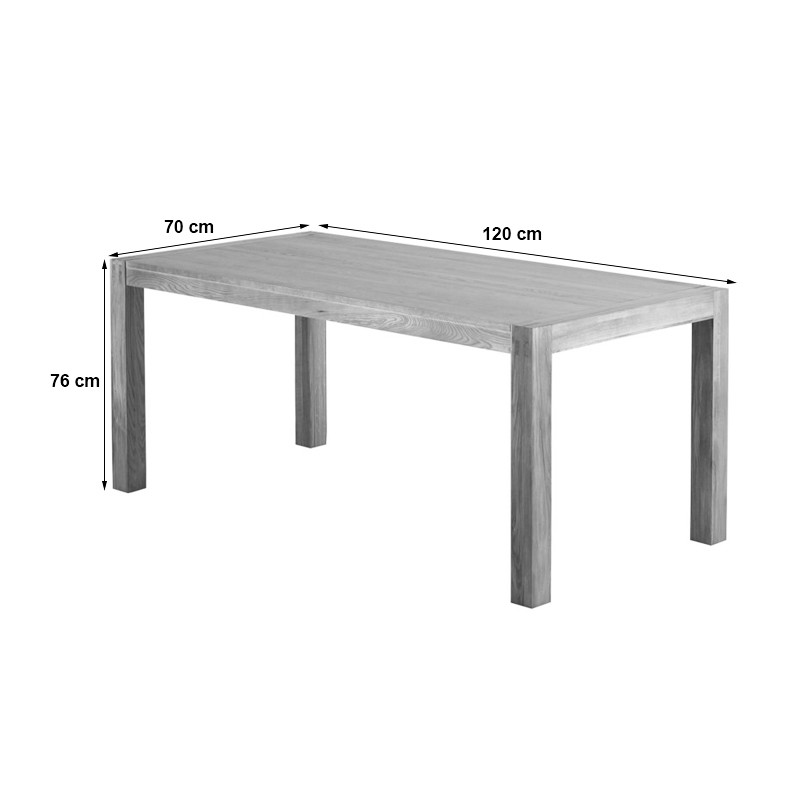 Bàn ăn Alto gỗ sồi IBIE nhiều tùy chọn
