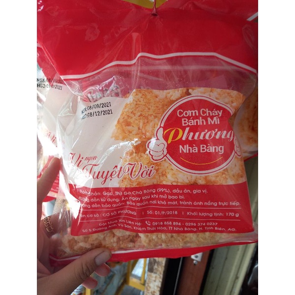 Cơm cháy chà bông gói 170g