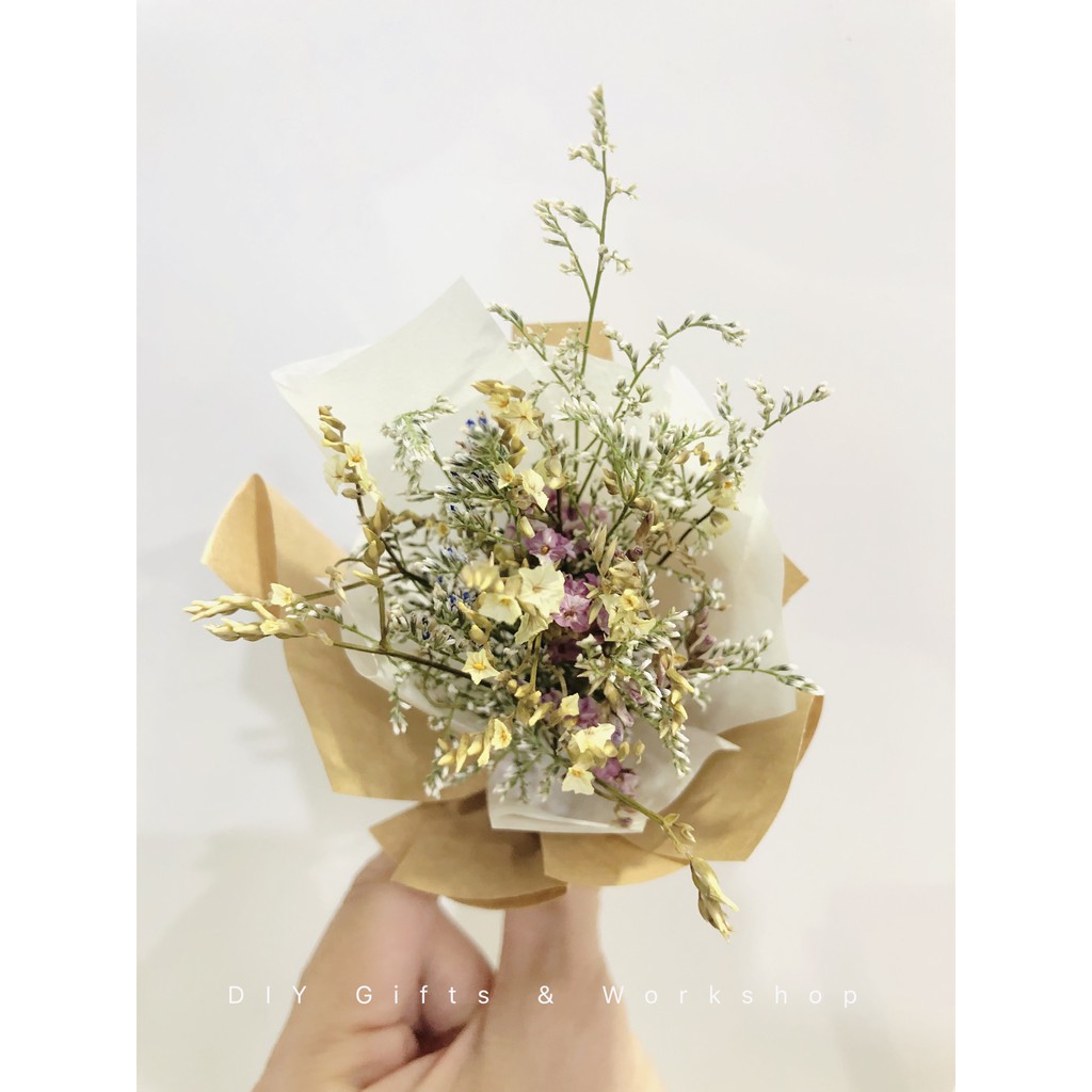 Bó hoa khô mini ướp hương dễ chịu