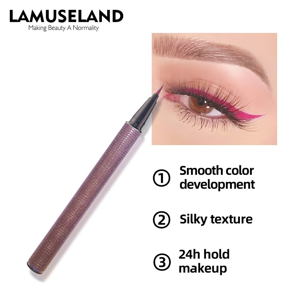 Bút kẻ mắt nước LAMUSELAND chống thấm nước lâu trôi 8g LK35E | BigBuy360 - bigbuy360.vn