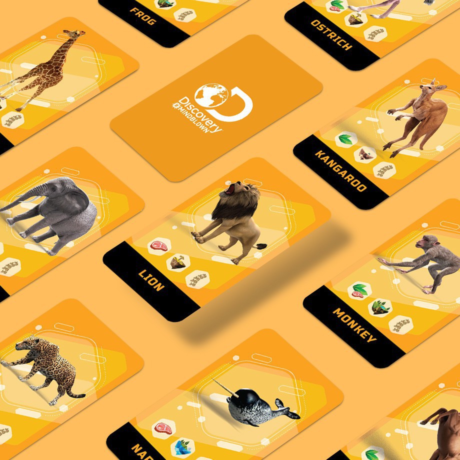 Bộ thẻ 4D, thẻ học thông minh động vật ANIMAL kích thích bé yêu về thế giới xung quanh - SHOP CU BIN