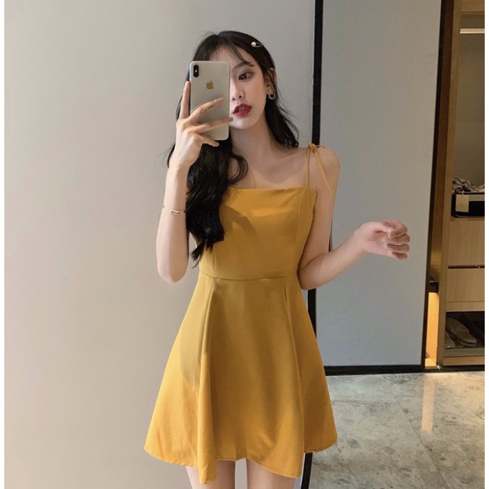 đầm hở lưng váy màu vàng váy tay bồng váy sexy sang chảnh váy ngắn đầm dạ hội đầm trễ vai đầm đen váy đi biển váy hàn quốc