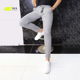 Quần tây nam caro đẹp