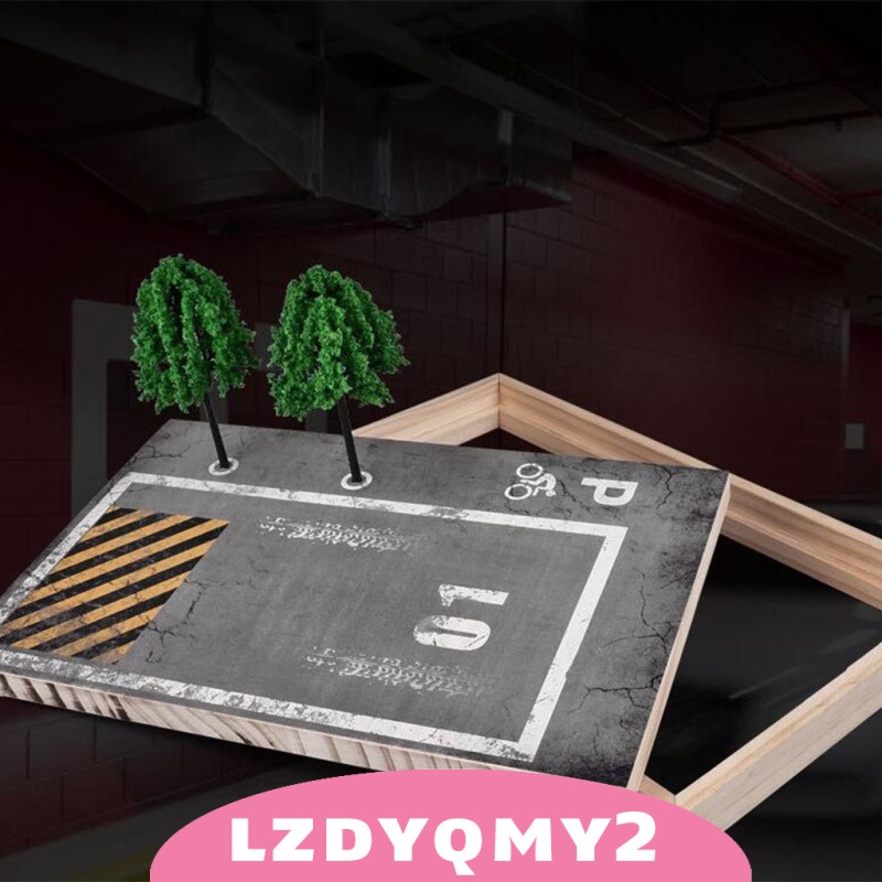 Mô Hình Phong Cảnh Bãi Đậu Xe Diorama Tỉ Lệ 24