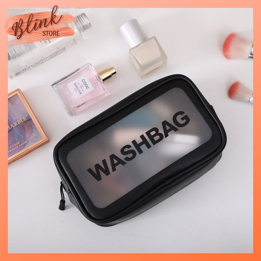 Túi đựng mỹ phẩm, vật dụng cá nhân du lịch WASHBAG chất liệu PU dẻo cao cấp