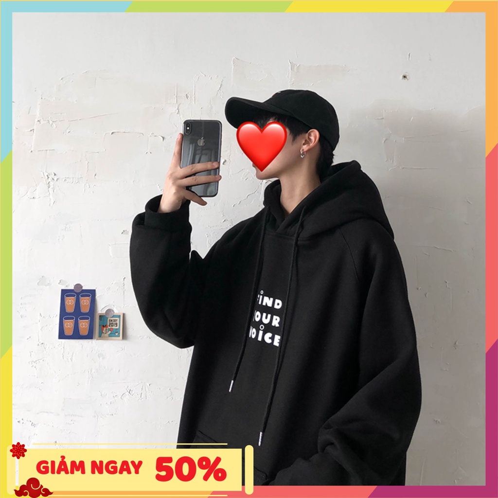Áo hoodie nam nữ phong cách ovesize nỉ siêu đẹp vải dày from rộng unisex | BigBuy360 - bigbuy360.vn