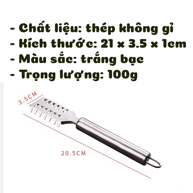 Cạo Vảy Cá Inox Cao Cấp – Dụng Cụ Đánh Vảy Cá Tiện Lợi