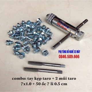 Taro ốc hộp xích bị trờn, ốc 7li