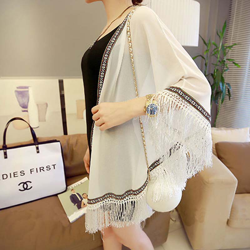 FREESHIP ĐƠN 99K_ Áo khoác cardigan trang trí tua rua xinh xắn cho nữ | BigBuy360 - bigbuy360.vn