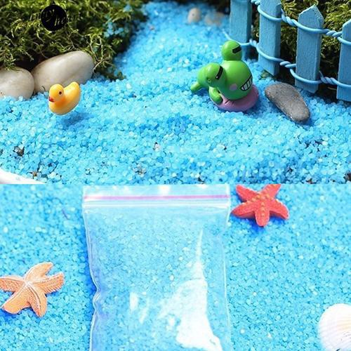 Túi cát thạch anh xanh dương đẹp mắt cho trang trí