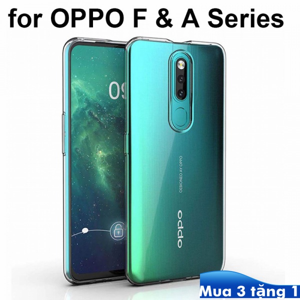 Ốp điện thoại tpu trong suốt dành cho Oppo F9 F11 F15 F17 F19 F19S X2 X3 K1 K3 K5 K7 K7x K9 K9S R15 R15x R17 Neo Lite +Plus Pro 5G