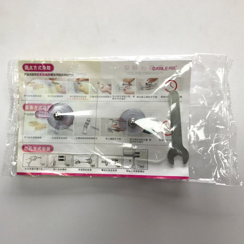 Miếng DánTường Treo Đồ Có Ốc Vít Kèm Cà Lê Vặn, DánTường Siêu Trắc Không Cần Khoan Đục