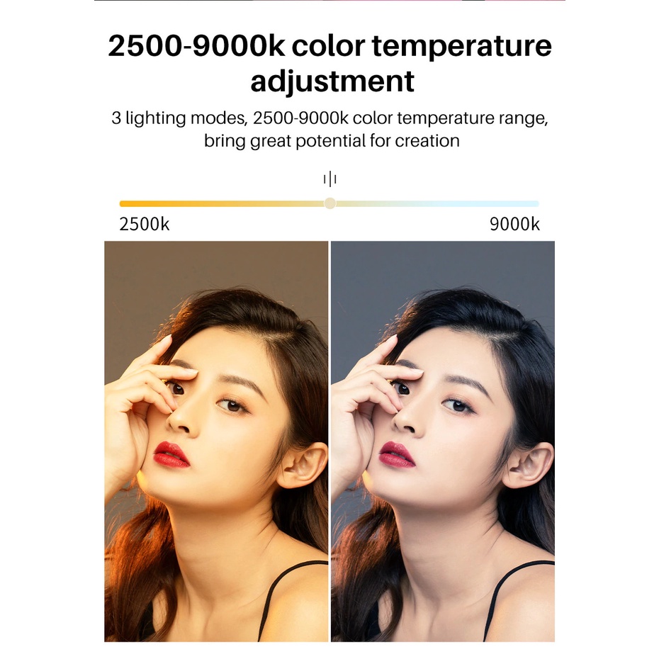 ĐÈN LED ULANZI VL200 ĐỔI MÀU BI-COLOR LED VIDEO LIGHT - HÀNG CHÍNH HÃNG