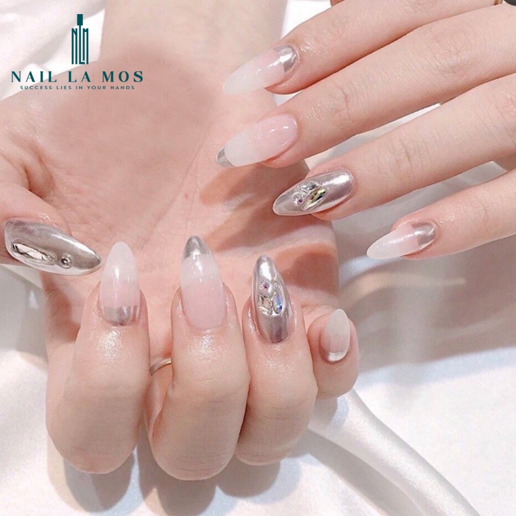 Sơn gel AS chính hãng màu nước gạo (milk white) 15ml