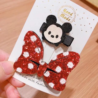 Cặp tóc minnie và nơ đỏ nhiều mẫu