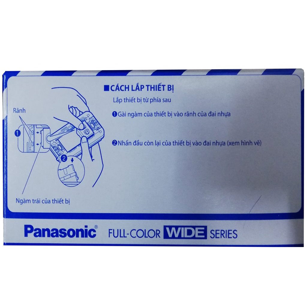 Ổ cắm mạng Cat5 Wide Panasonic WEV2488SW - Hàng Chính Hãng