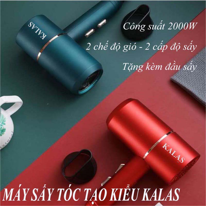 MÁY SẤY TÓC Bảo Vệ Tóc 2 chế độ,2 CẤP ĐỘ CÔNG SUẤT LỚN 2000W, Máy xấy tóc tạo kiểu phù hợp cho gia đình, sinh viên