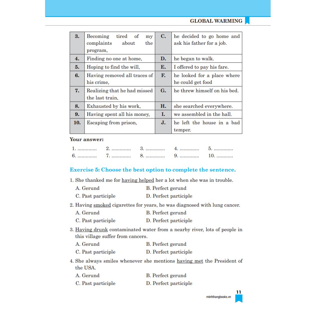 Sách - Bài tập trắc nghiệm tiếng Anh lớp 11 tập 2 - Có đáp án Tặng Kèm Bookmark