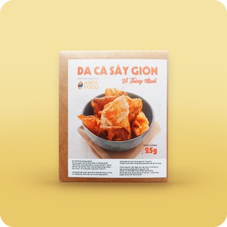 DA CÁ SẤY GIÒN VỊ TRỨNG MUỐI 25 GRAM