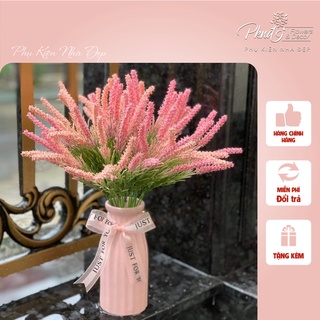Bình hoa giả lavender chất xốp PU trang trí đẹp PKND FLOWERS & thumbnail