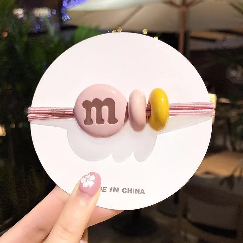 Cột tóc co giãn socola mm dễ thương hottrend tiện lợi giao màu ngẫu nhiên