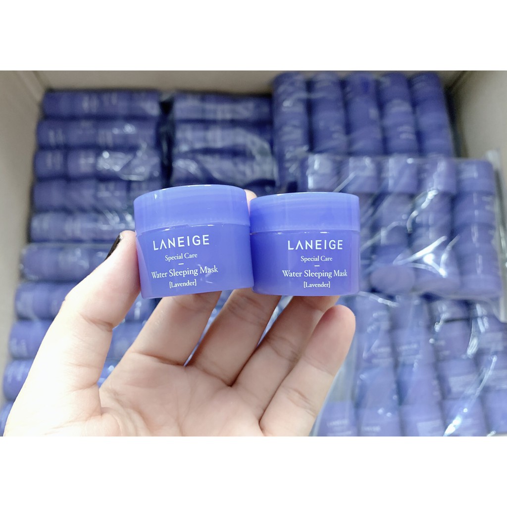 Mặt nạ ngủ Laneige Lavender + Không Mùi 15ML ( Xanh Dương + Tím )