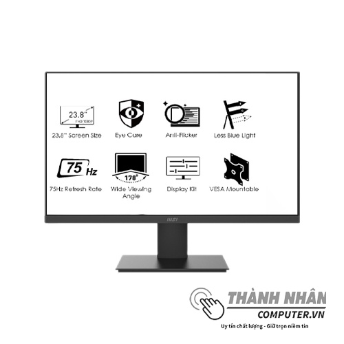 Màn hình máy tính Full viền MSI PRO MP241X 23.8 inch FHD VA 75Hz New 100% FullBox