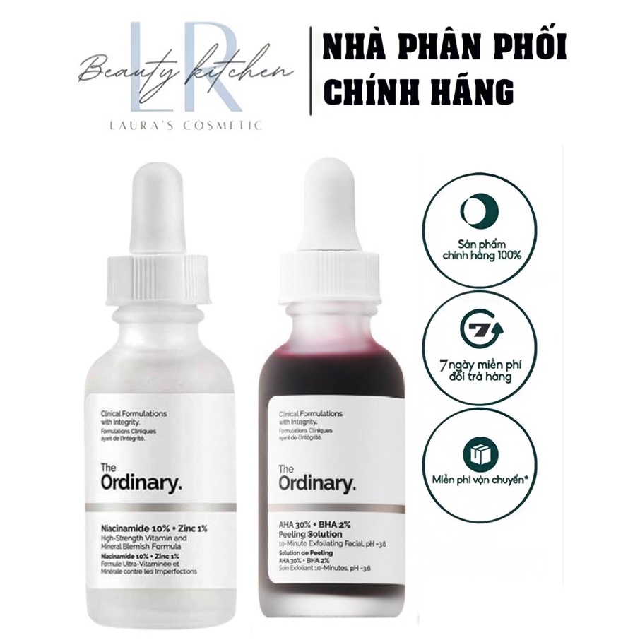 Tinh chất Serum The Ordinary Niacinamide 10% + Zinc 1% siêu dưỡng da ⭐