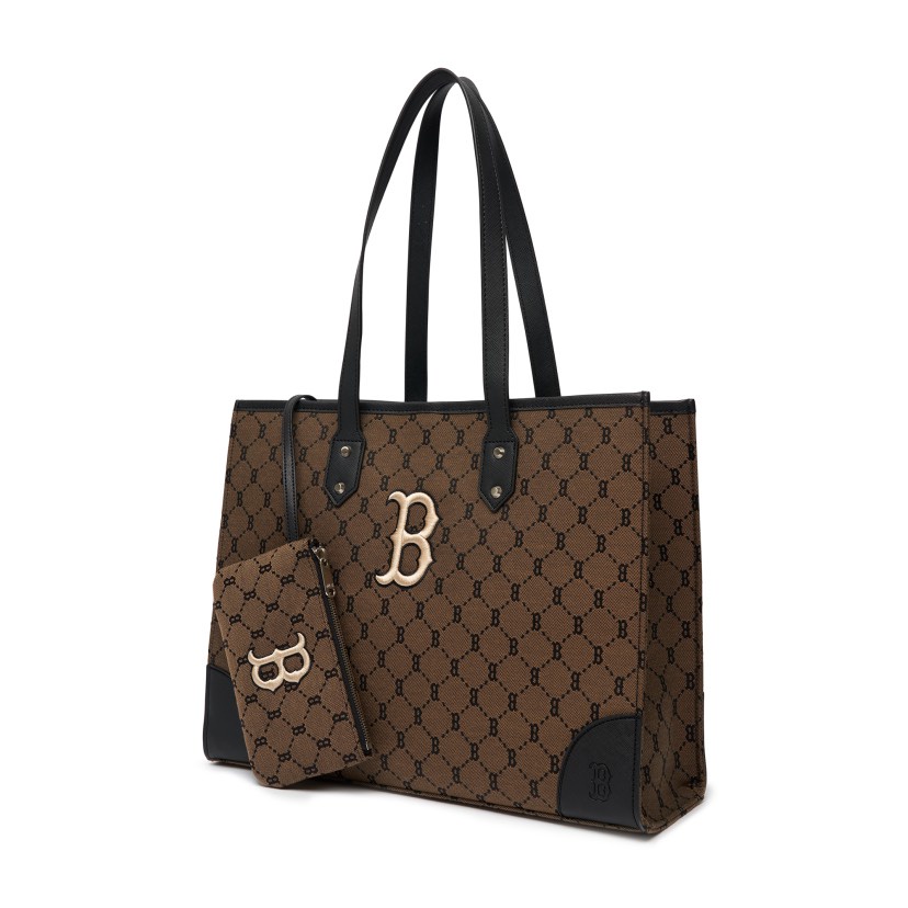 Túi tote MLB hoạ tiết monogram hàng Quảng Châu cao cấp dành cho cả nam và nữ phong cách Hàn Quốc