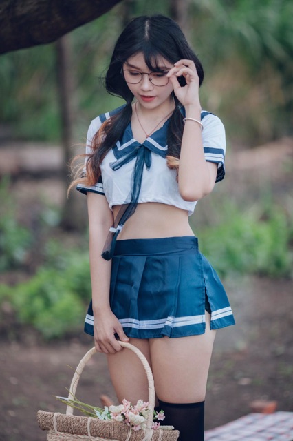 Trang phục cosplay nữ sinh Nhật Bản (hình thật Shop chụp)