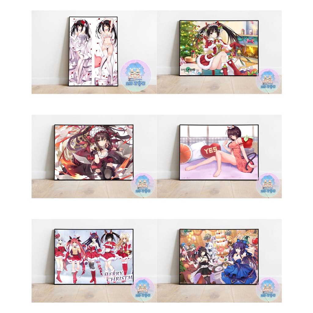 TRANH POSTER A3 TOKISAKI KURUMI (9) ANIME MANGA DATE A LIVE CHẤT LIỆU GIẤY CAO CẤP - 2D TỘC SHOP
