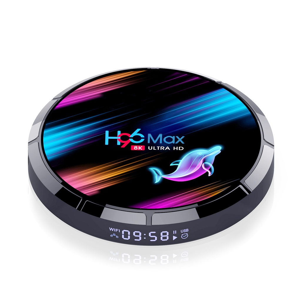 TV Box H96 Max X3 Android 9.0 S905X3 Cortex-A55 64 Bit 4GB / 32GB 2.4G & 5G WiFi H.265 VP9 I Miracast HD Kèm Phụ Kiện
