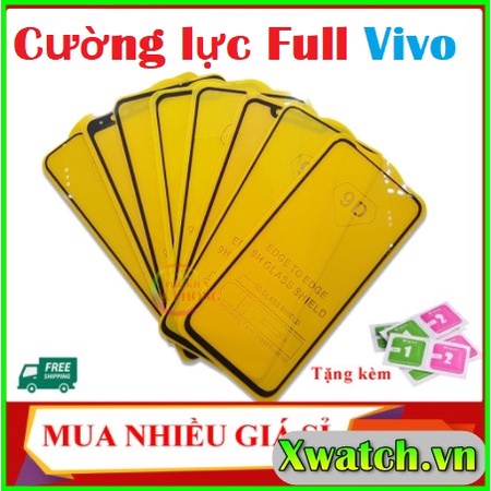 Cường lực Full màn Vivo Y15s Y15a V23e Y33s Y20 Y20s Y30 Y50 Y51 Y12s Y1s  S1 S1 pro Iqoo neo V20 se Y20 Y20s