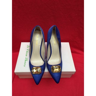 [FREE SHIP] [MSP A37] GIÀY CAO GÓT VẢI LỤA - SIZE 35 - 36