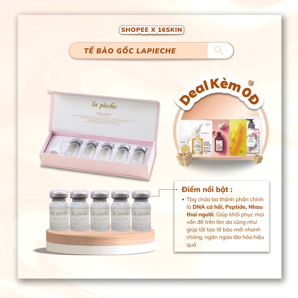 TẾ BÀO GỐC LAPIECHE NUÔI DƯỠNG LÀN DA KHOẺ, CẤP ẨM SÂU, CHỐNG LÃO HOÁ DA I CHÍNH HÃNG HÀN QUỐC