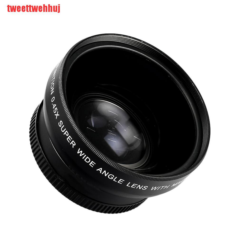 Ống Kính Góc Siêu Rộng 52mm Hd 0.45x Cho Canon Nikon Sony Pentax