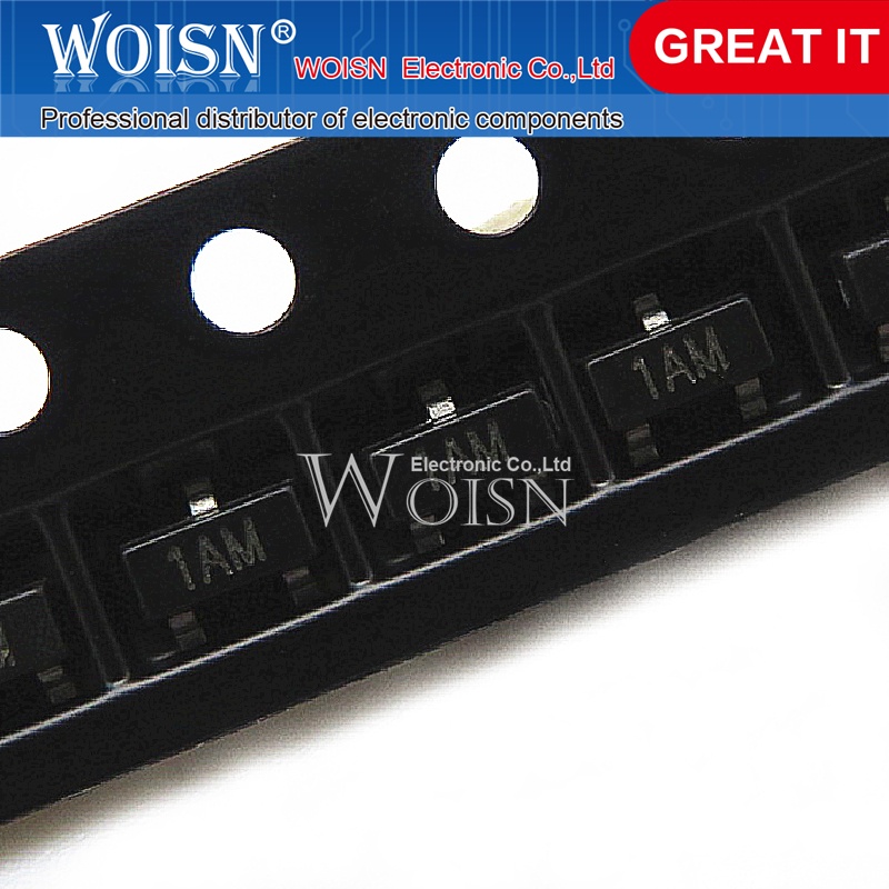 100 Chiếc MMBT3904LT1G 1AM MMBT3904 2N3904 3904 SOT23-3 Còn Hàng