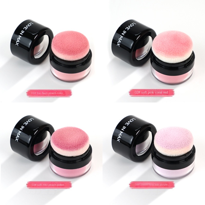 Phấn Má Hồng Trang Điểm Lâu Trôi Không Thấm Nước Và Mồ Hôi Không Bị Nhòe 4 Màu Tùy Chọn