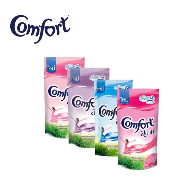 Nước xả vải Comfort Thái gói 580ml Chọn màu