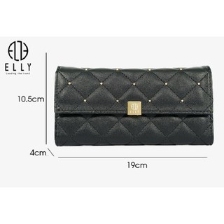 [Deal sang chảnh]  Ví da nữ thời trang cao cấp ELLY – EVH73