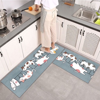 Set 2 thảm lót chân bếp 1.2m + 0.6m