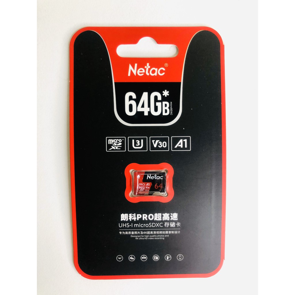 Thẻ nhớ NETAC 64G chính hãng - SP001376 | WebRaoVat - webraovat.net.vn