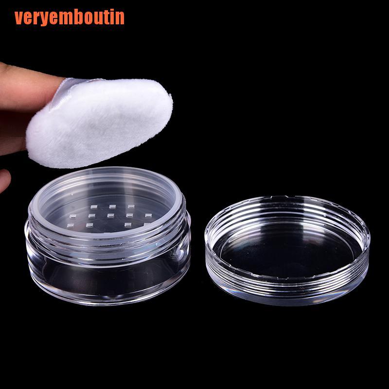 [Hàng mới về] Hộp rỗng đựng phấn phủ dung tích 12ml tiện lợi