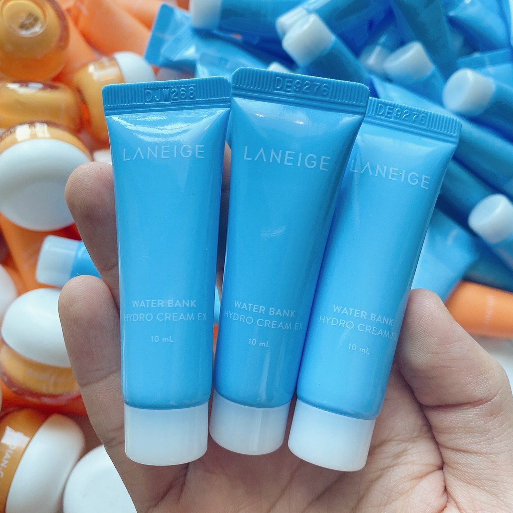 (Mini Size) Kem Dưỡng Ẩm Laneige Cấp Nước Cho Da Dầu, Da Hỗn Hợp 10ml Water Bank Hydro Cream EX